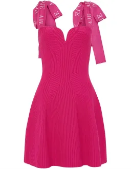 Aje Amber knit dress pink sz XL for rent on The Volte - image 3