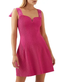 Aje Amber knit dress pink sz XL for rent on The Volte - image 1