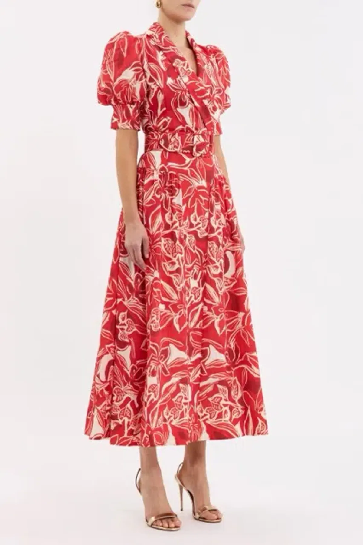 Rebecca Vallance Alloure Midi Dress for rent on The Volte - main image