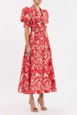 Rebecca Vallance Alloure Midi Dress for rent on The Volte - image 1