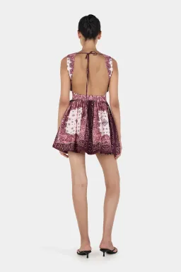 Hansen And Gretel Tessa Mini Dress Barbera Tile Size 12 for rent on The Volte - image 2