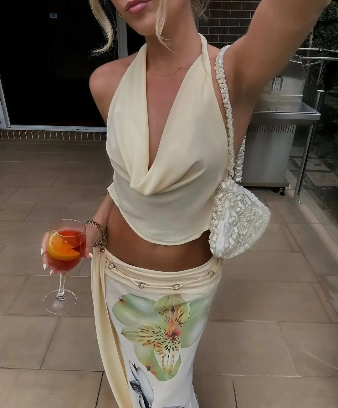 Katali Orchid Romance Belle Skirt & Butter Kaia Set Size 6/XS for rent on The Volte - main image