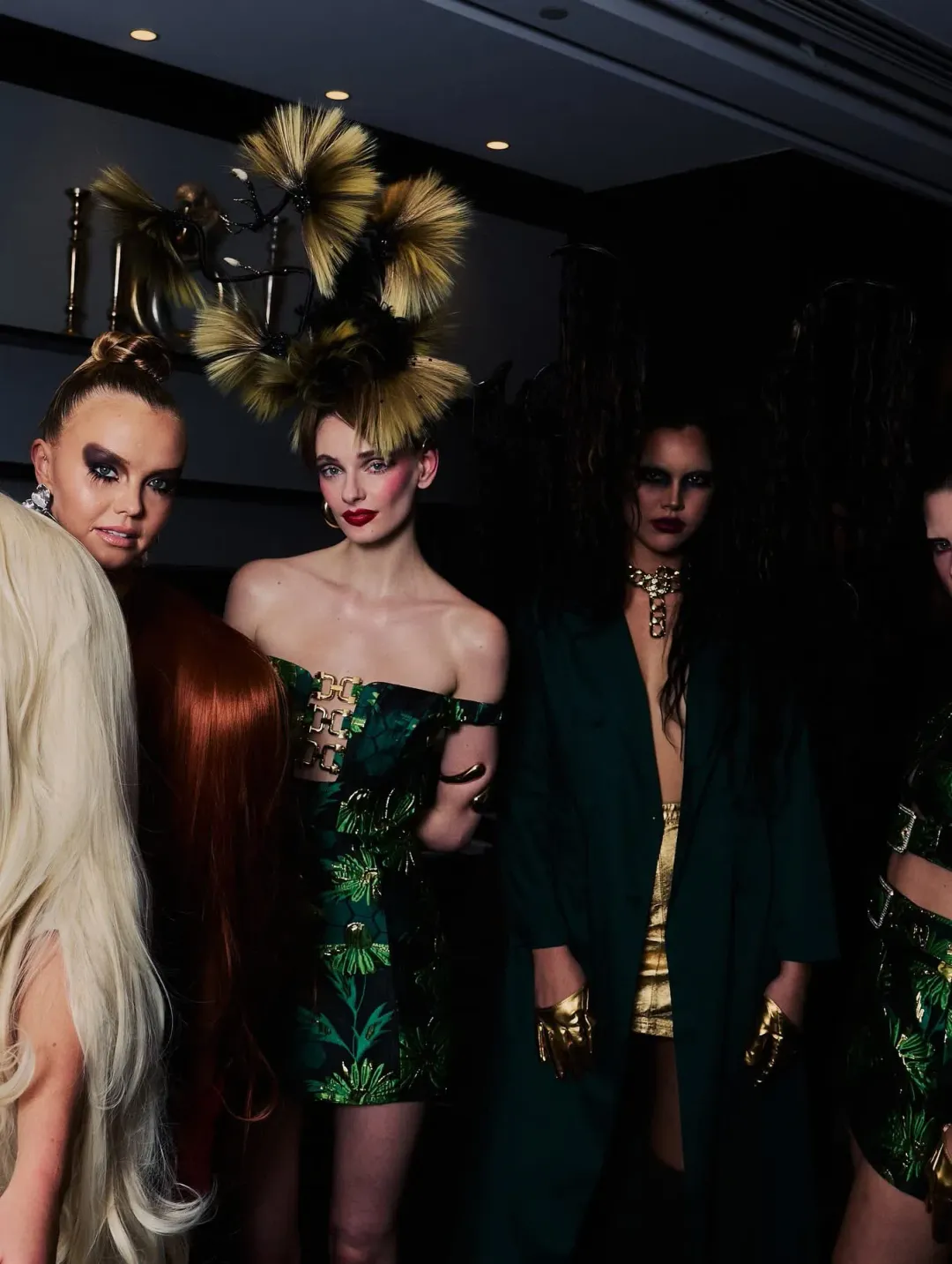 ALICE By Alice McCall Edie Green Black Mini Short Dress | Size AU 10 for rent on The Volte - main image