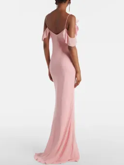 Self-Portrait Georgette Flower Maxi Dress Size 12 for rent on The Volte - image 3