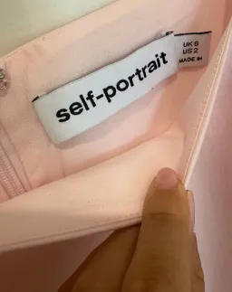 Self Portrait Pink Taffeta Dress Size 6 / XS for rent on The Volte - image 4