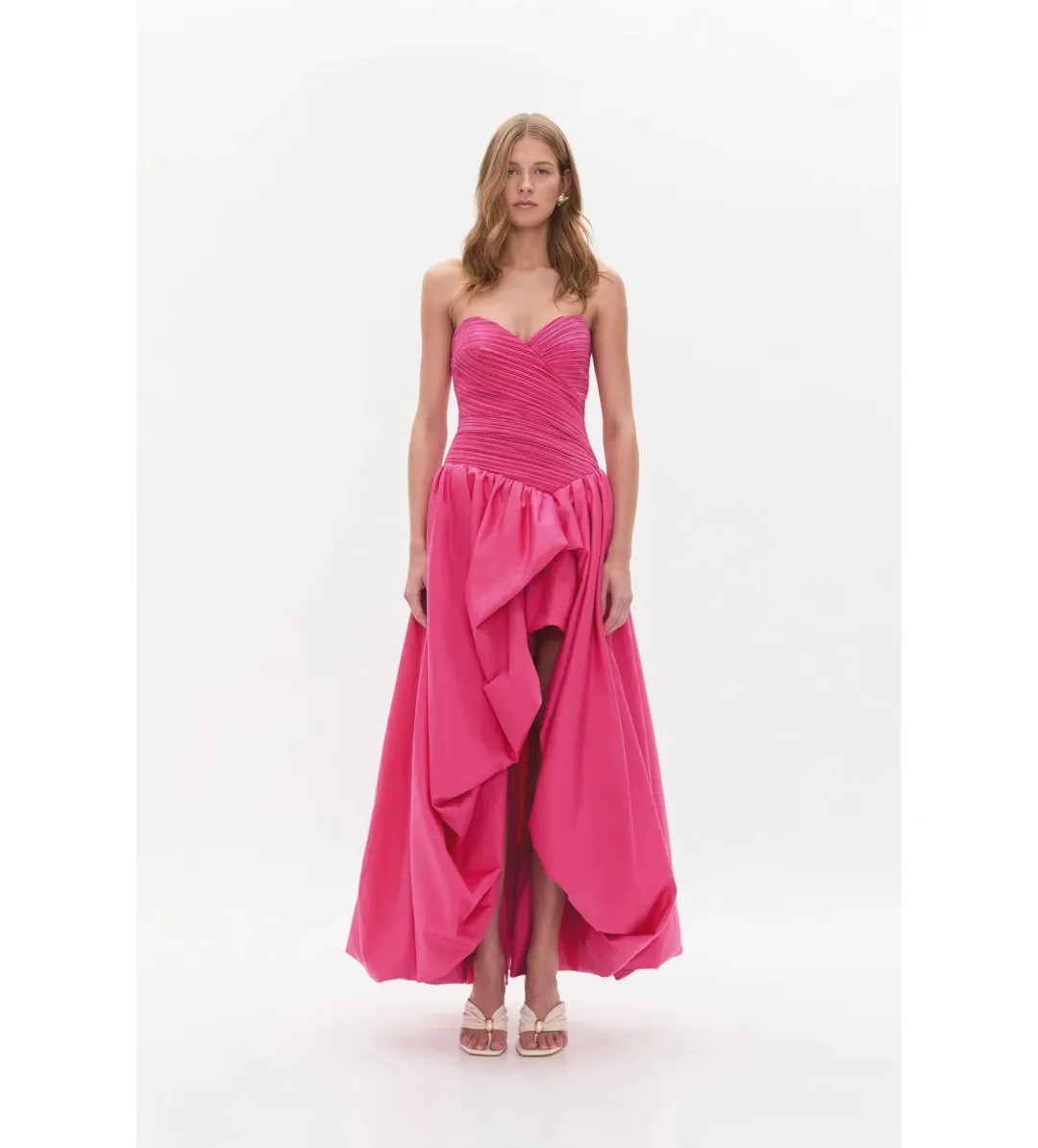 Aje Estelle Gown Cerise Pink Size AU 10 for rent on The Volte - main image