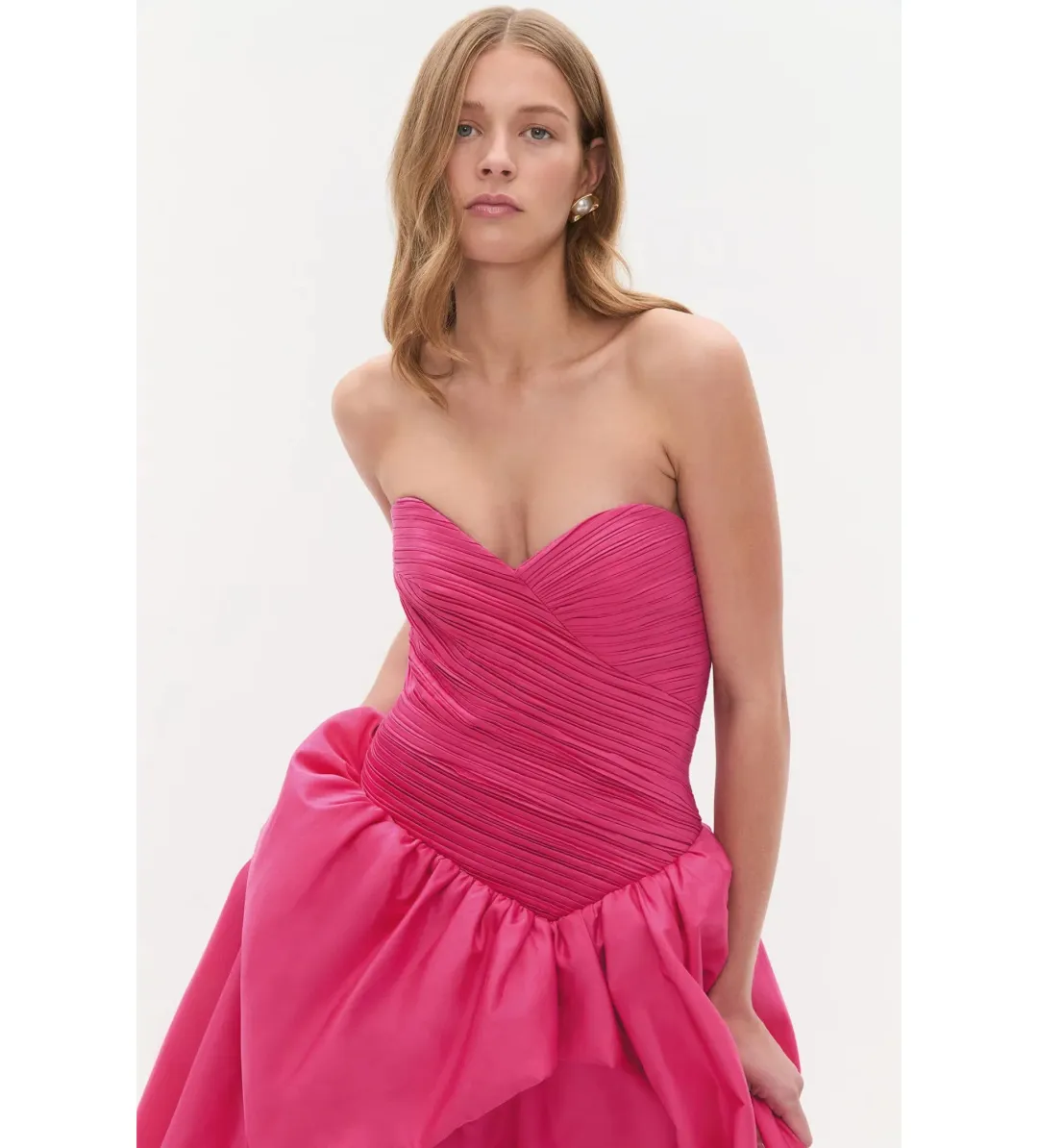 Aje Estelle Gown Cerise Pink Size AU 10 for rent on The Volte - main image