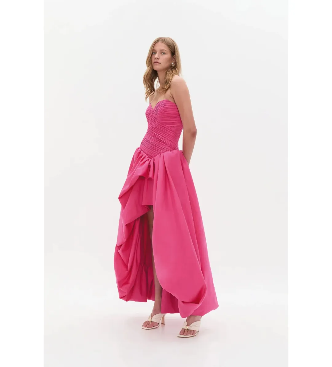 Aje Estelle Gown Cerise Pink Size AU 10 for rent on The Volte - main image