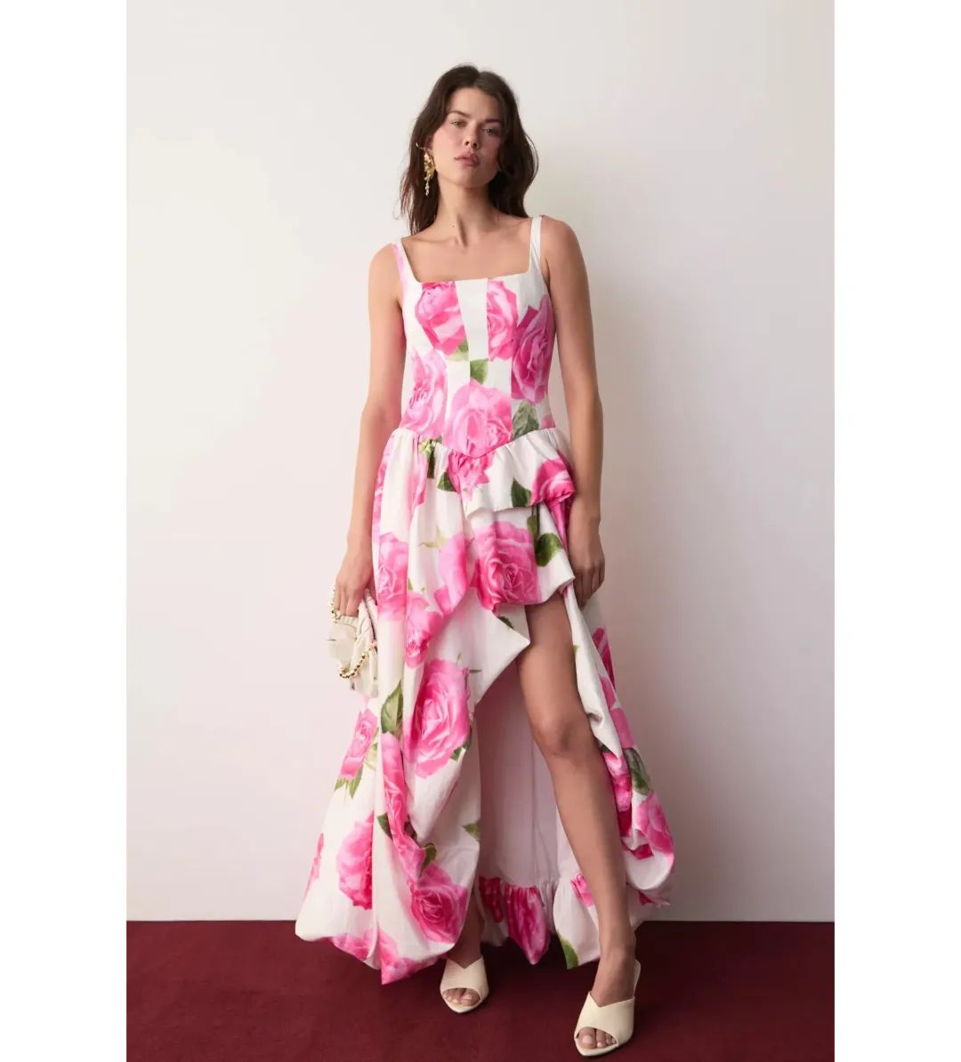 Aje Alani Gown Soft Rose Light Size AU 12 for rent on The Volte - main image