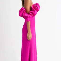 Sheike Margot Maxi Dress Magenta Pink Size 16 for rent on The Volte - image 3