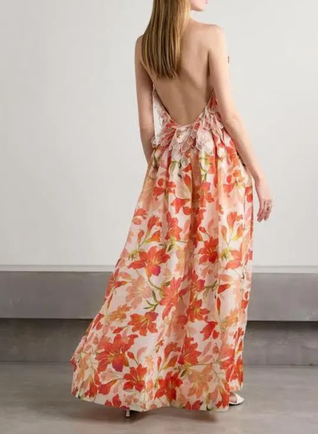 Zimmermann Tranquility Halterneck Maxi Dress for rent on The Volte - main image