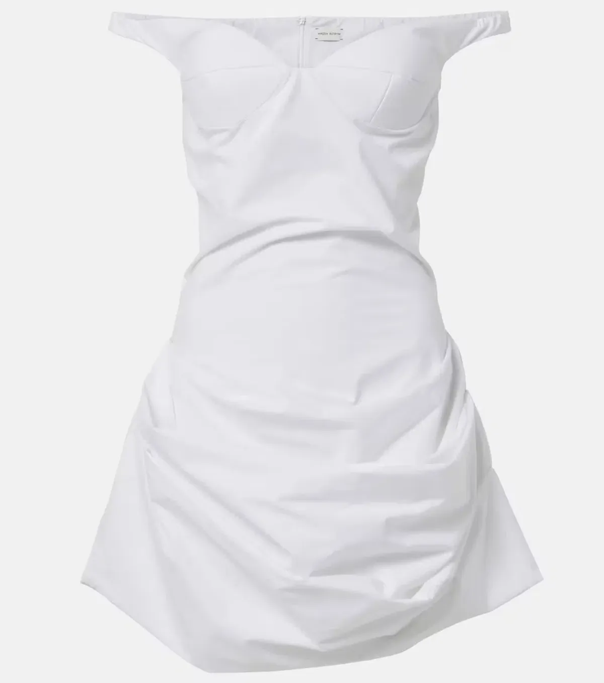 Magda Butrym Off-shoulder cotton minidress for rent on The Volte - main image