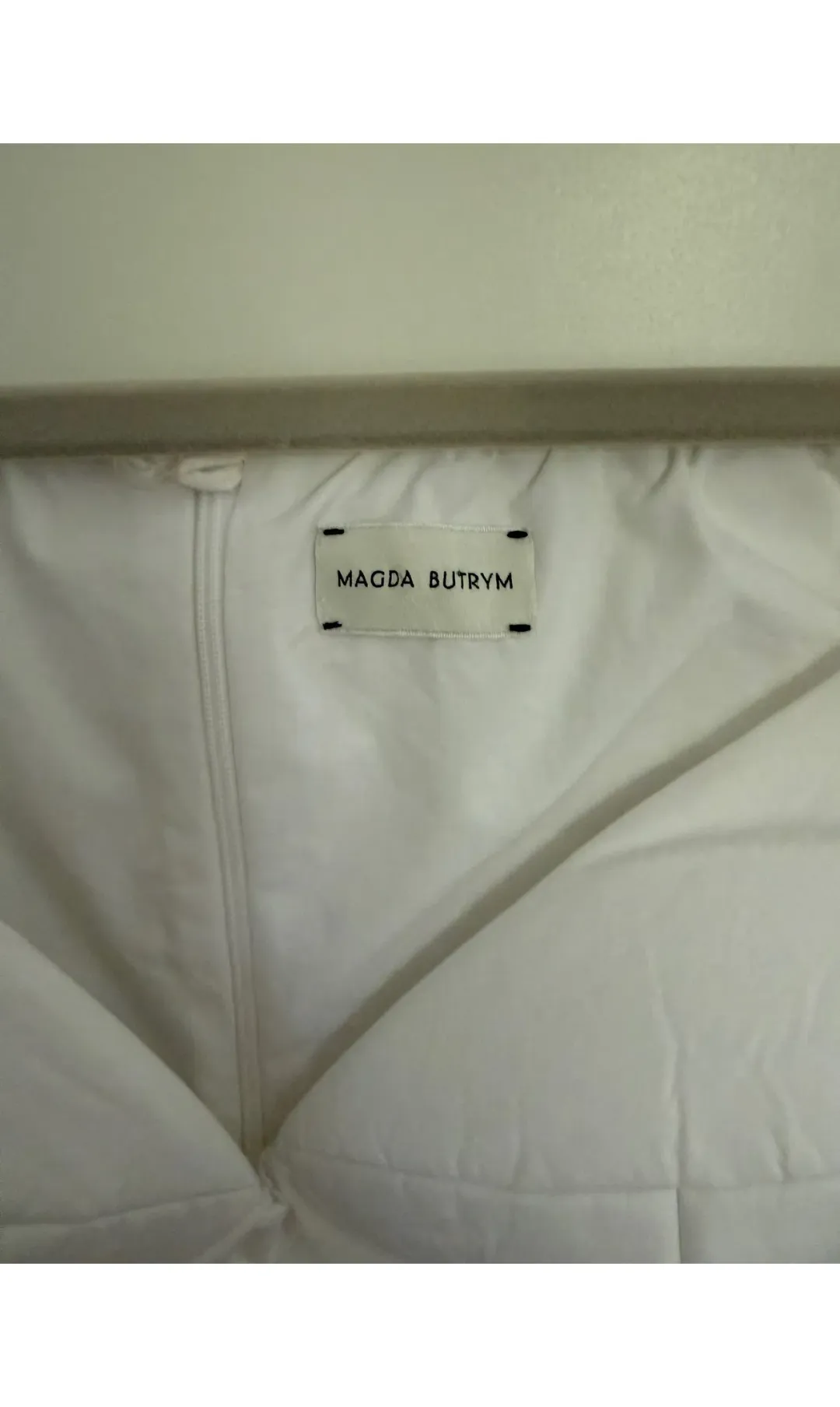 Magda Butrym Off-shoulder cotton minidress for rent on The Volte - main image