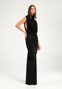 BENNI WILLOW MAXI DRESS BLACK SIZE 12 for rent on The Volte - image 1