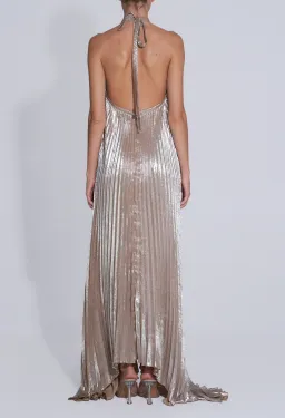 Lidee Deesse Gown size 10 Desert Shimmer  for rent on The Volte - image 4