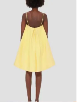 Leo Lin Felicia Applique Floral Mini in Sorbet Yellow for rent on The Volte - image 2