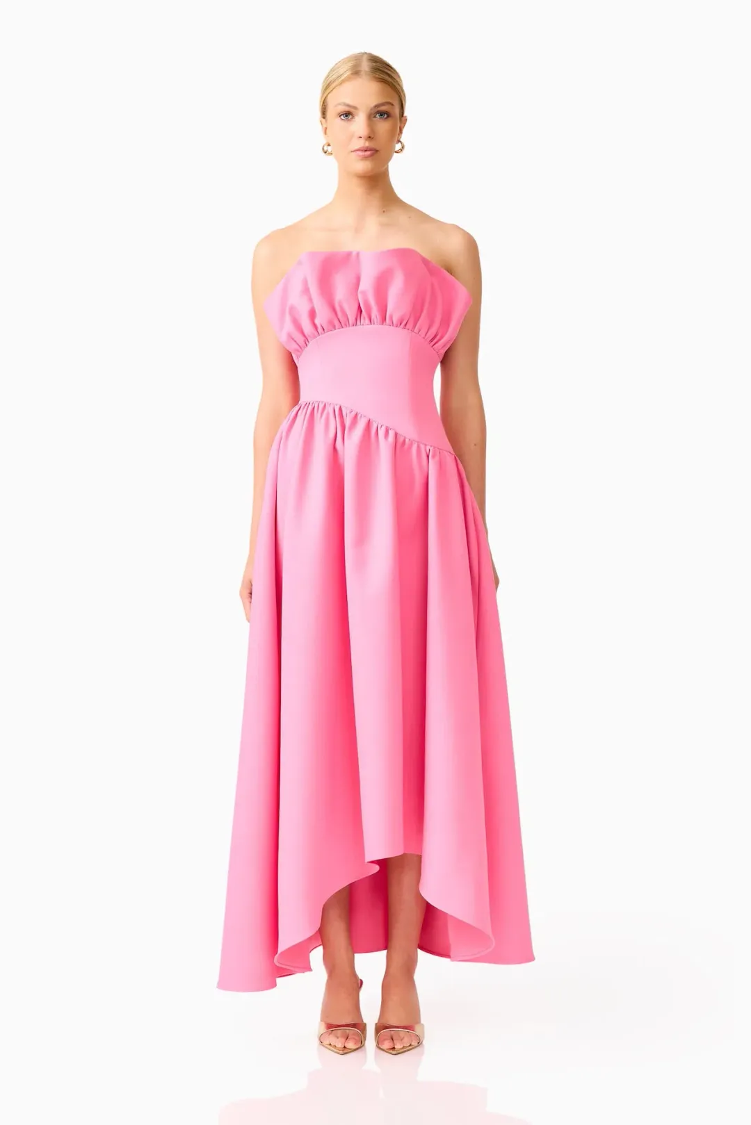 Elliatt Laurel Sleeveless Maxi Dress in Pink Size L / AU 12 for rent on The Volte - main image