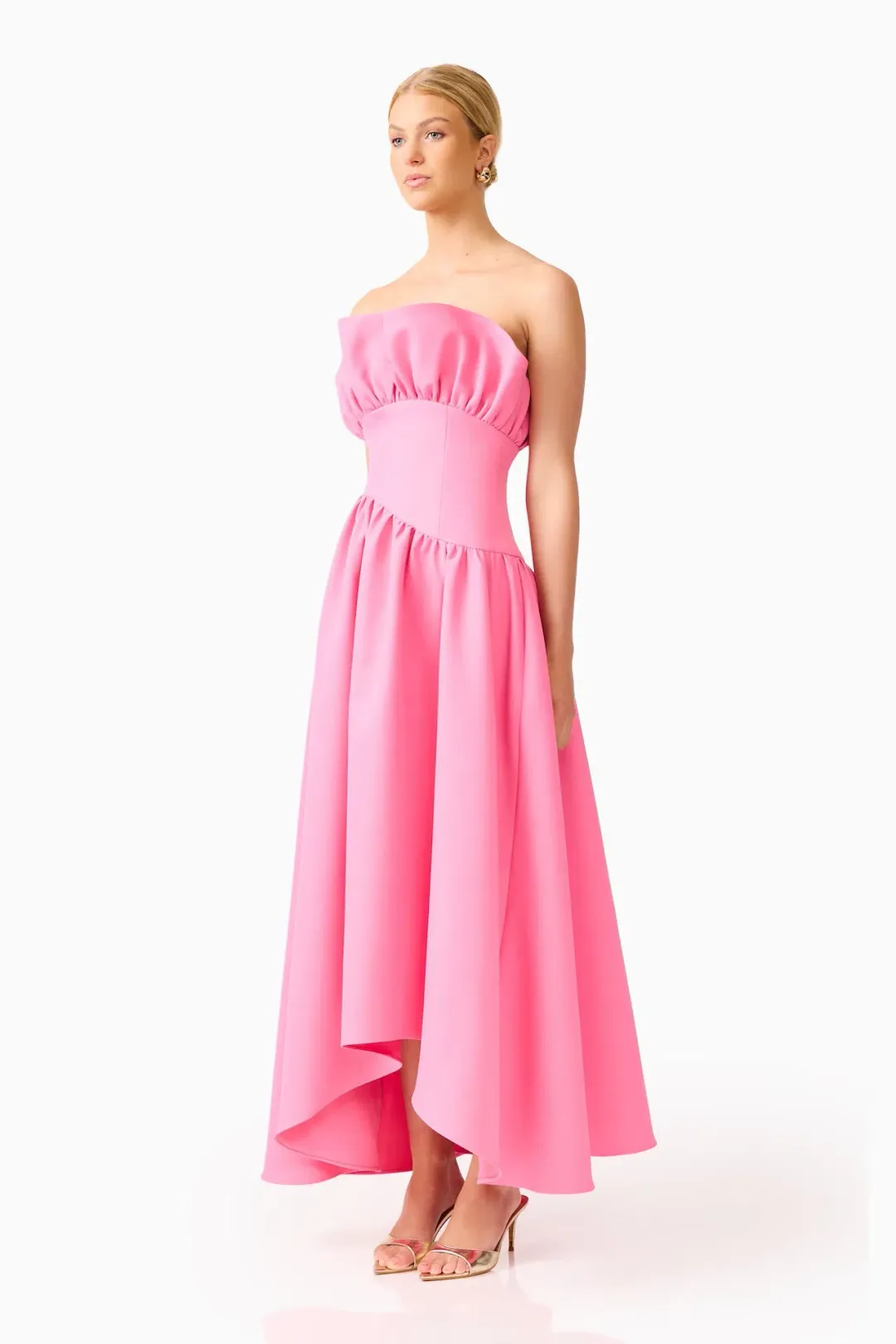Elliatt Laurel Sleeveless Maxi Dress in Pink Size S / AU 8 for rent on The Volte - main image