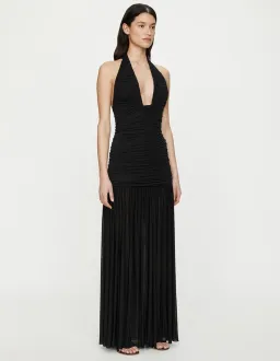 Christopher Esber Orion Gown in Black AU 6 for rent on The Volte - image 2