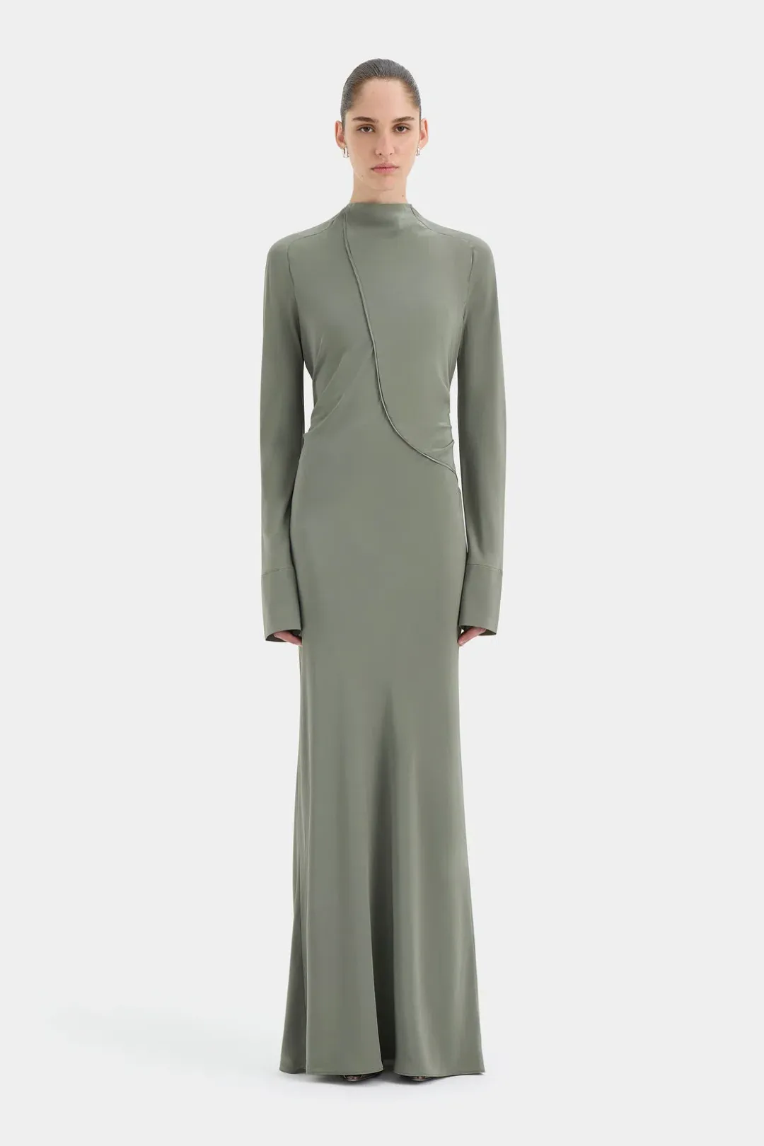 Sir. Rousseau Open Back Gown- 6 for rent on The Volte - main image