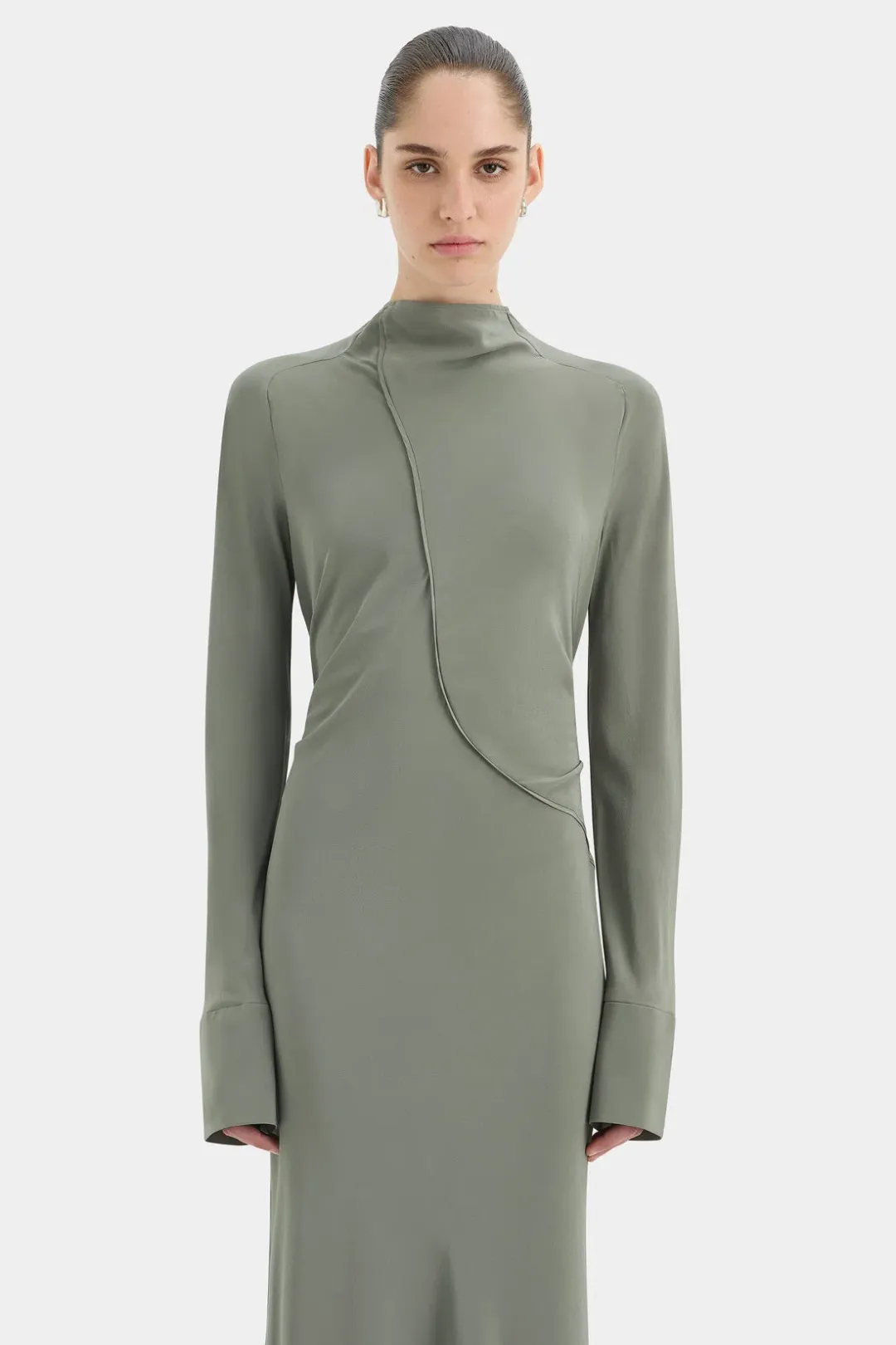 Sir. Rousseau Open Back Gown- 8 for rent on The Volte - main image