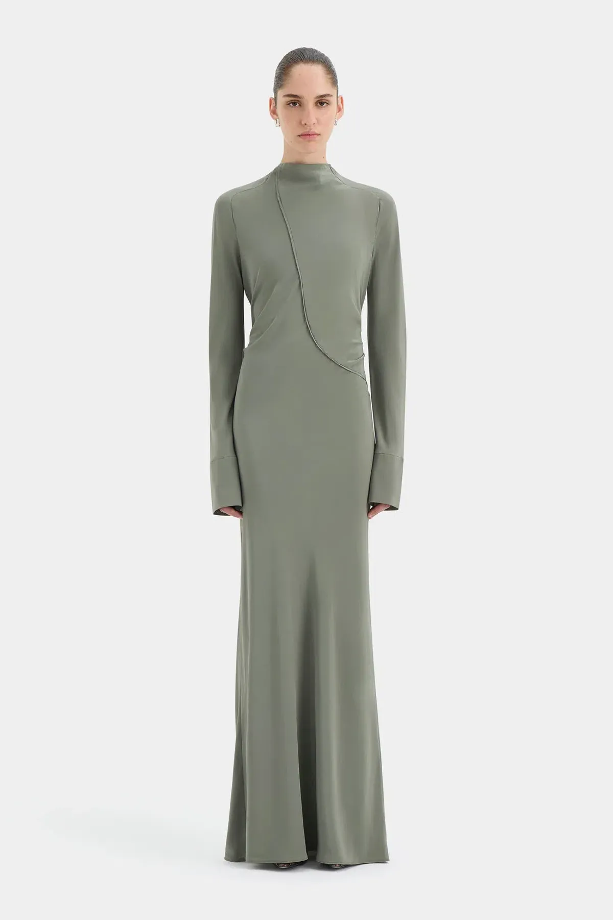 Sir. Rousseau Open Back Gown- 8 for rent on The Volte - main image
