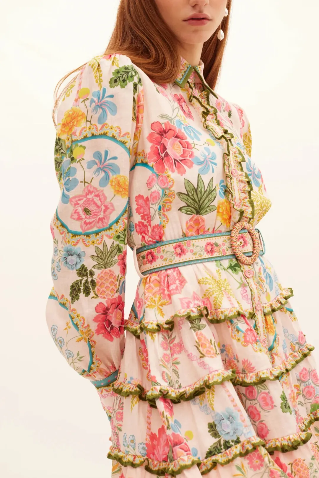 Kate Ford Prairie Frilled Layered Mini Size 8 for rent on The Volte - main image