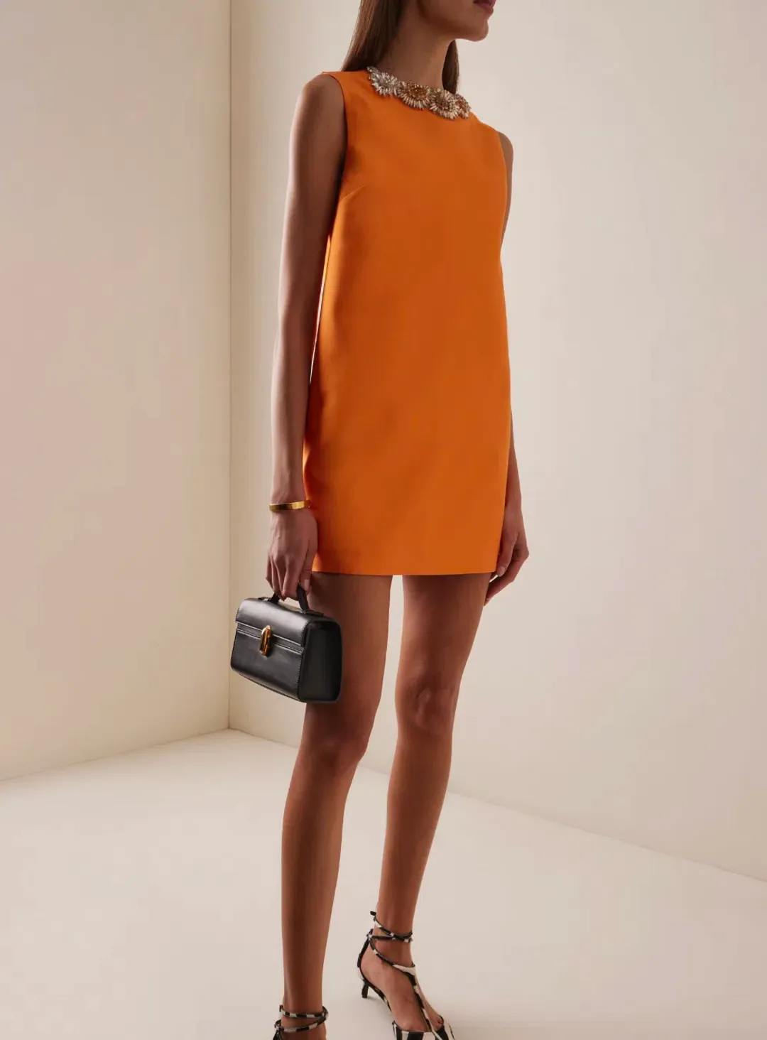 Rachel Gilber Ludovica Shift Mini in Orange AU 6 for rent on The Volte - main image