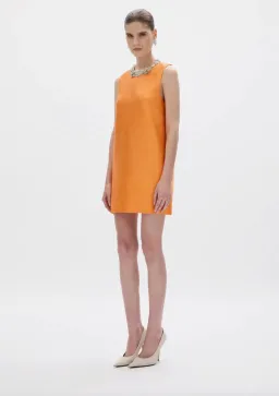 Rachel Gilber Ludovica Shift Mini in Orange AU 8 for rent on The Volte - image 2