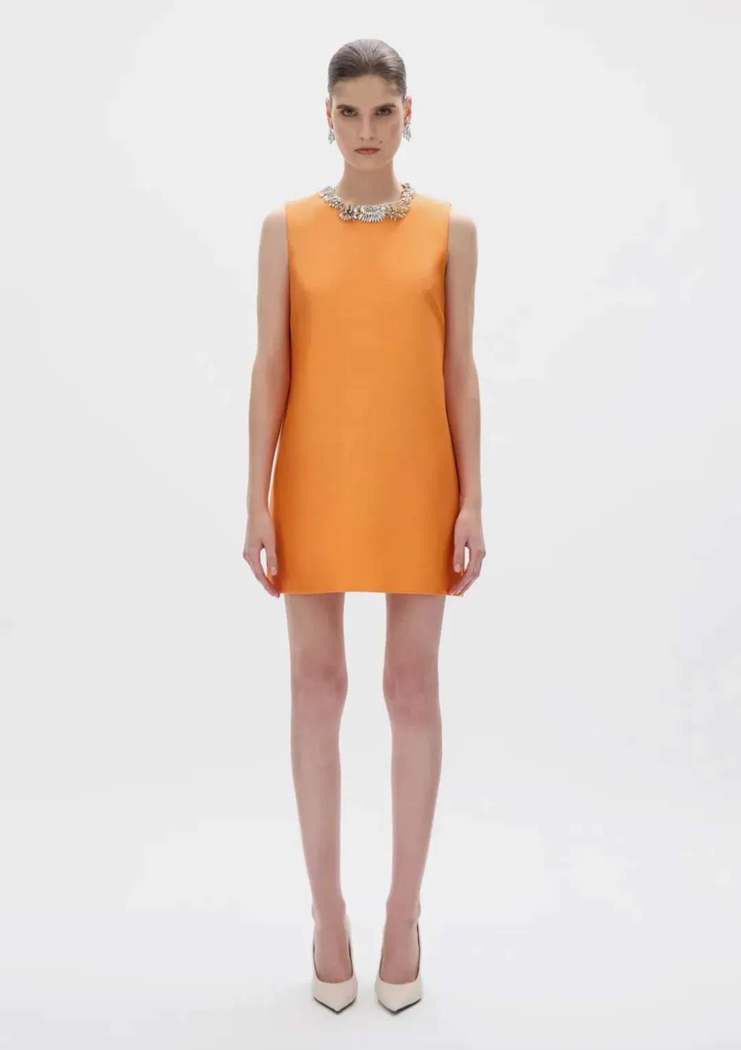 Rachel Gilber Ludovica Shift Mini in Orange AU 10 for rent on The Volte - main image