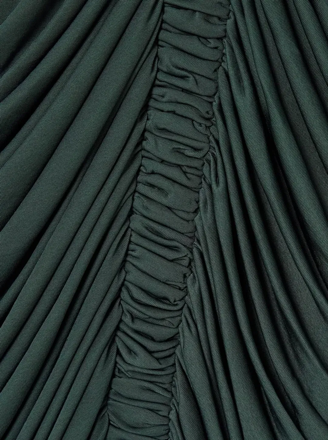 Christopher Esber Orion open-back ruched jersey gown Green AU 8 for rent on The Volte - main image