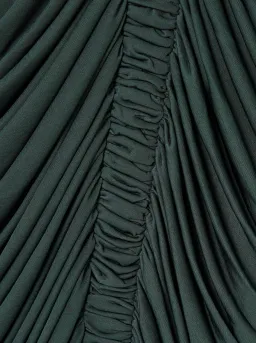 Christopher Esber Orion open-back ruched jersey gown Green AU 8 for rent on The Volte - image 4