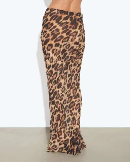 Rat & Boa Monique Top Size S/AU8 and Maxi Skirt Size M/AU10 Set in Leopard Print for rent on The Volte - image 7