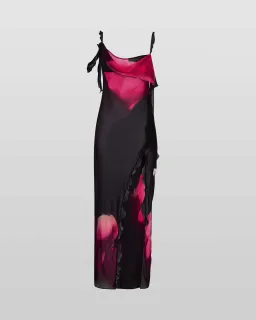 Rat & Boa Aurelia Maxi Dress Black/Tulip Print Size S / AU 8 for rent on The Volte - image 4