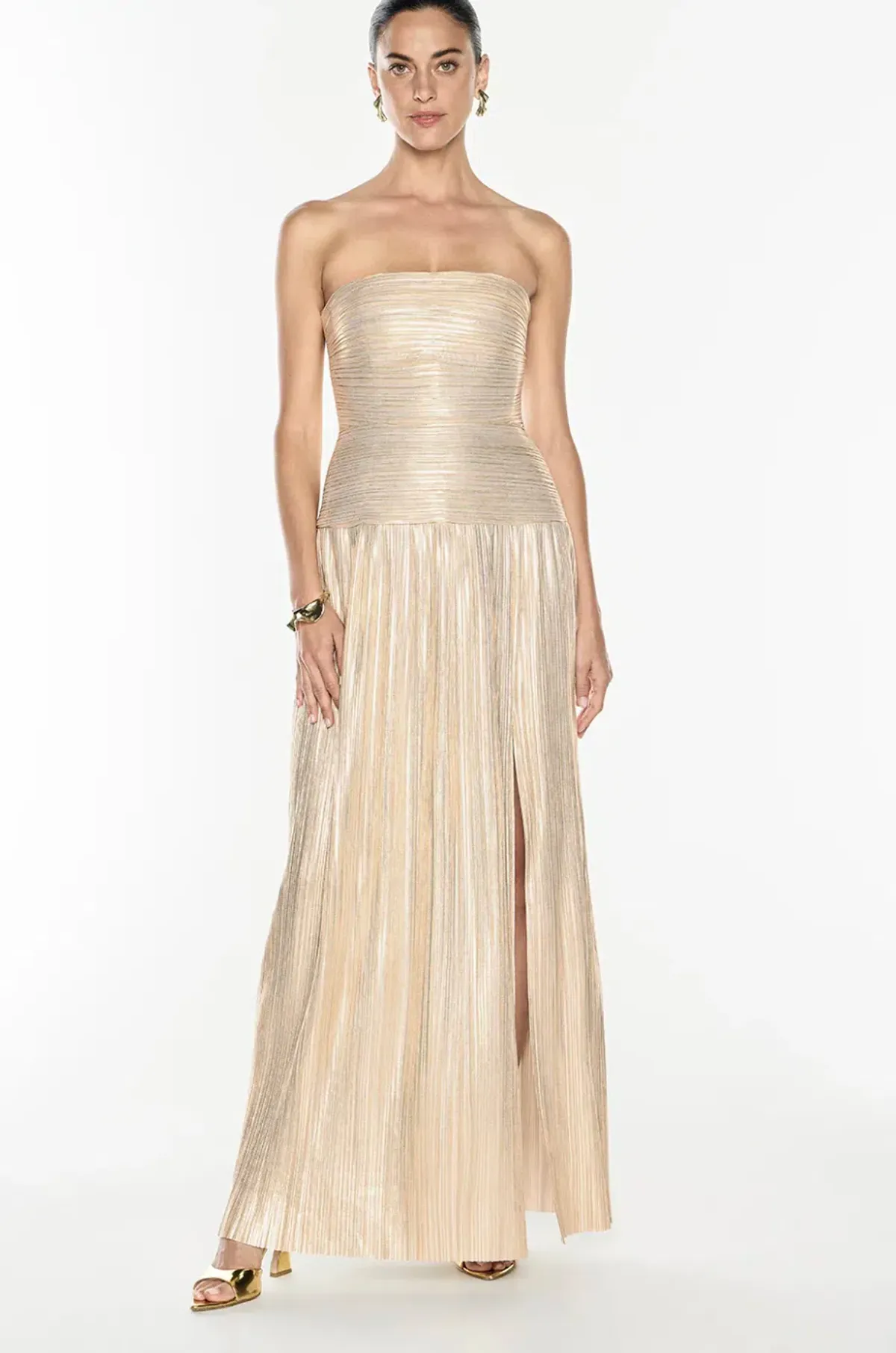 MANNING CARTELL LOVE AND LUSTRE DRESS GOLD AU 8 for rent on The Volte - main image
