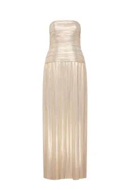 MANNING CARTELL LOVE AND LUSTRE DRESS GOLD AU 12 for rent on The Volte - image 4