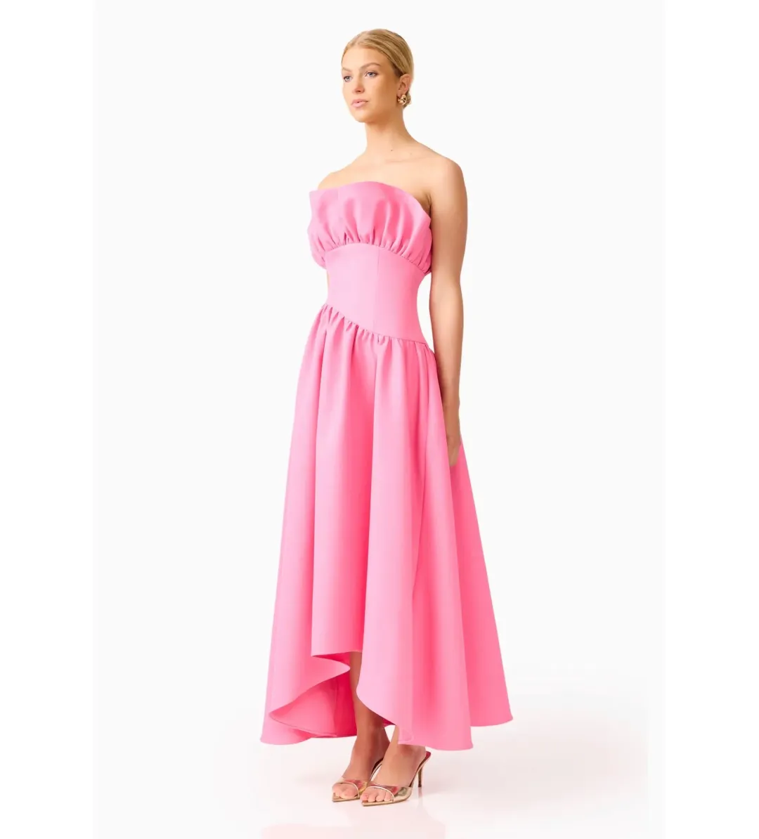 Elliatt Laurel Sleeveless Maxi Dress Pink Size M AU 10 for rent on The Volte - main image