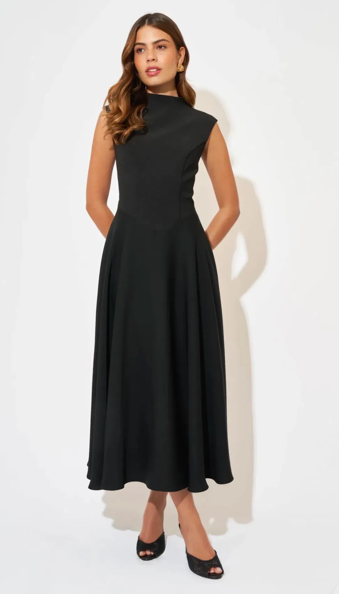 Odd Muse - High Waist Midi Dress - XS for rent on The Volte - main image