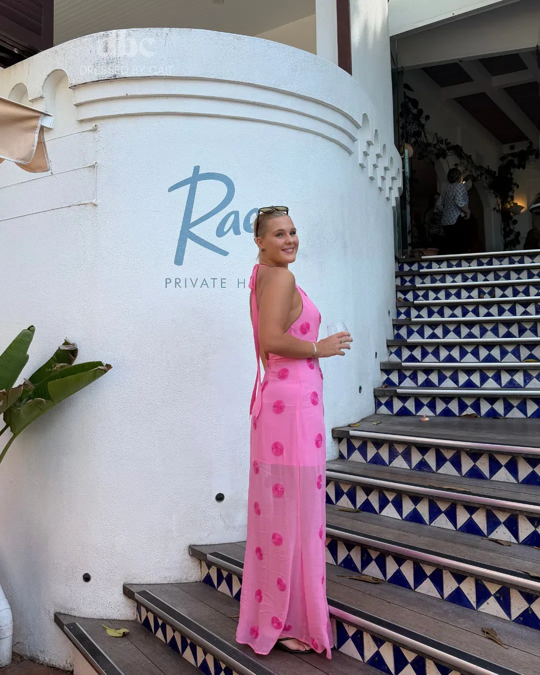 The Wolf Gang Sanja Slip maxi candy pink for rent on The Volte - main image