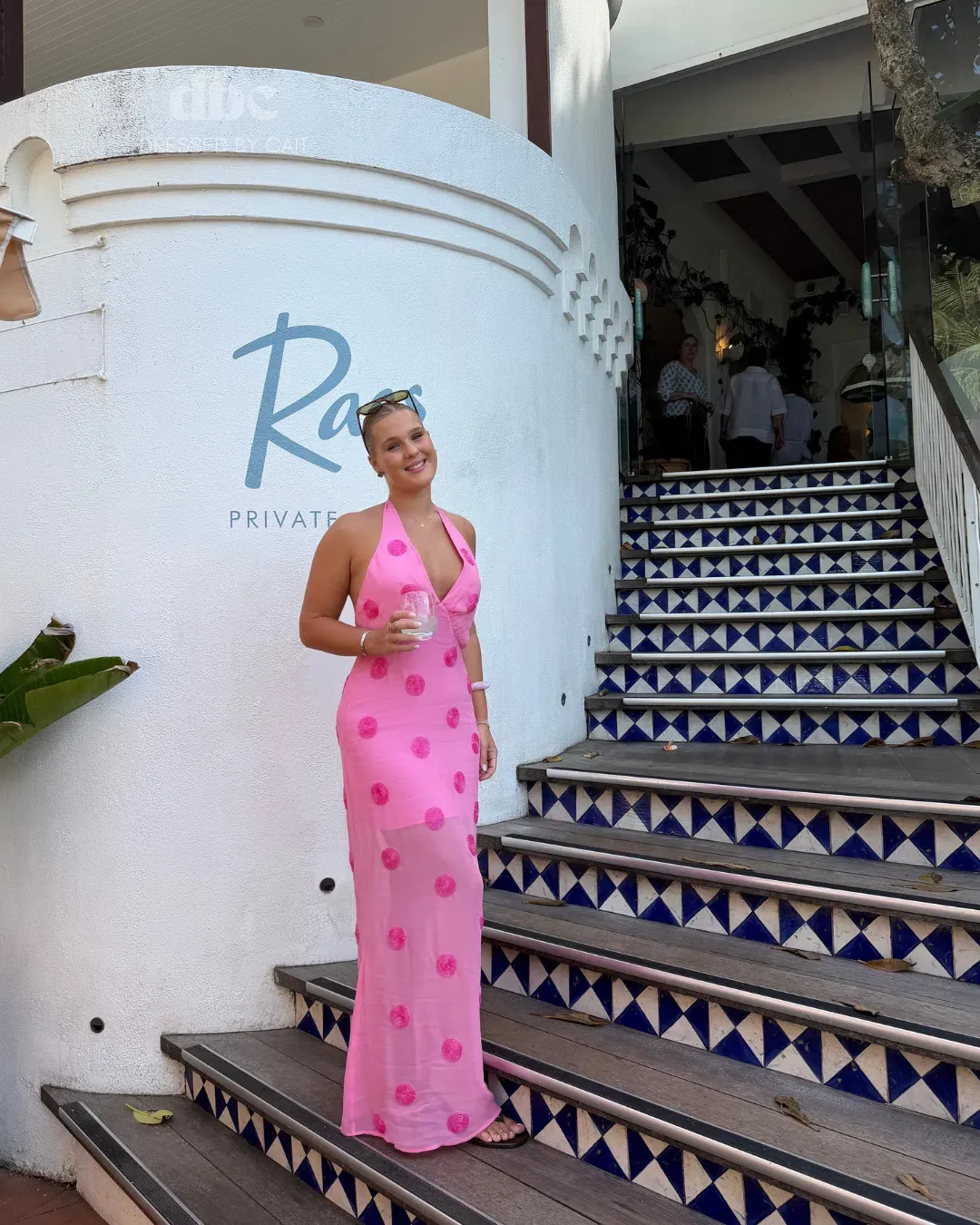 The Wolf Gang Sanja Slip maxi candy pink for rent on The Volte - main image