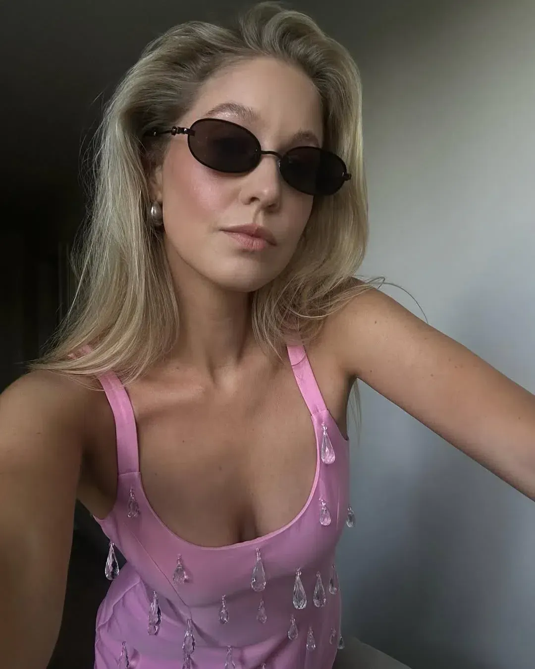 The Wolf Gang Luviva Beaded Mini Dress for rent on The Volte - main image