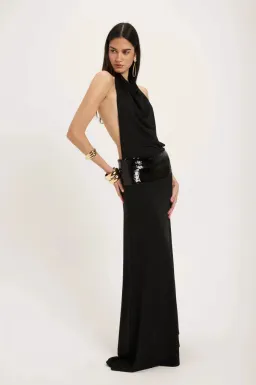 Ance Gria Adele Gown Black Size S / AU 8 for rent on The Volte - image 4