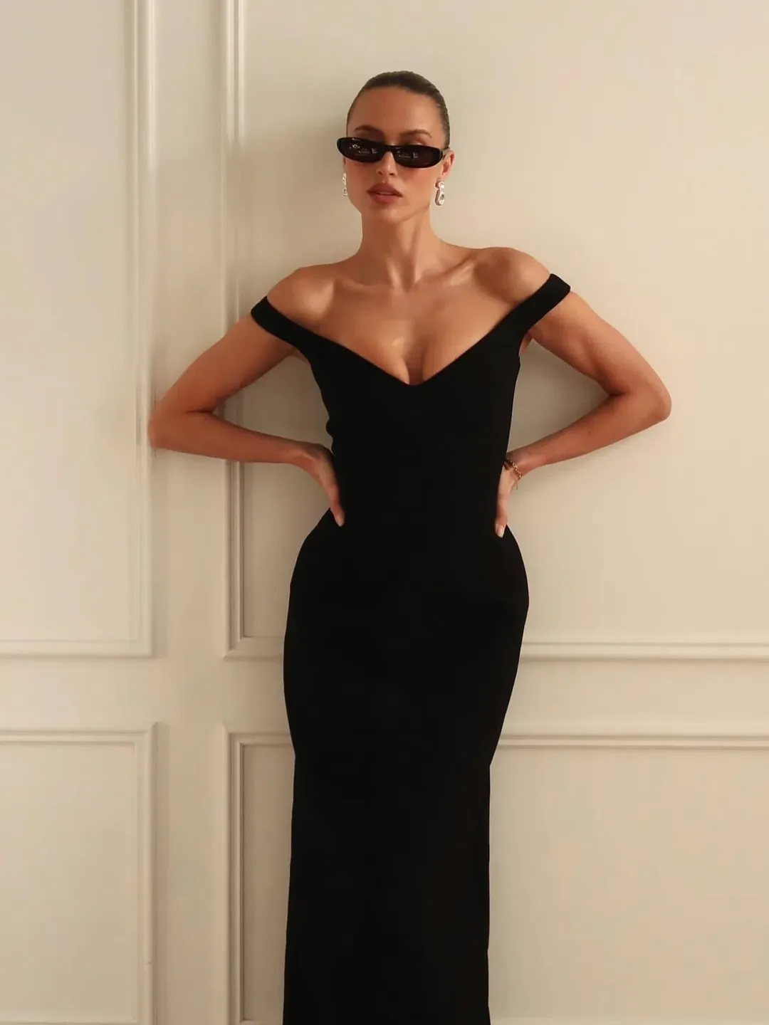 Arcina Ori Ellery Maxi Dress in Black Size S / AU 8 for rent on The Volte - main image
