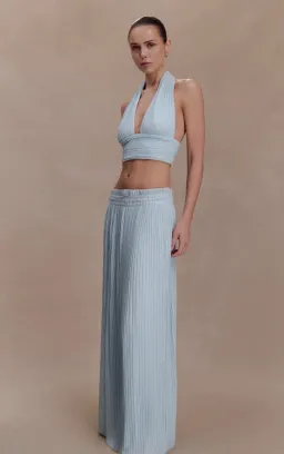 Meshki Amaris Halter and Skirt- Blue Size S for rent on The Volte - image 1