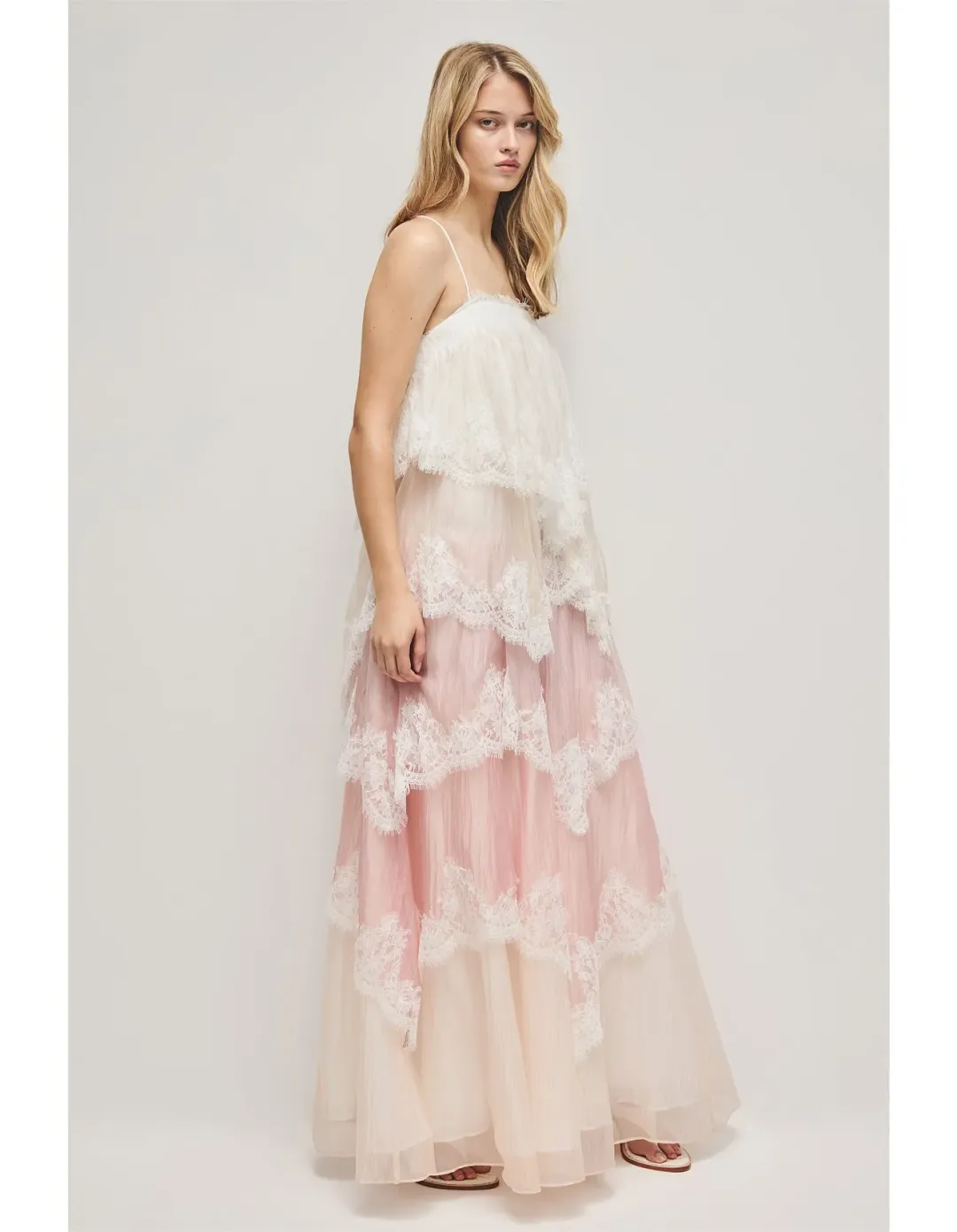 Aje Ophelia Lace Gown Multi Size 10 for rent on The Volte - main image