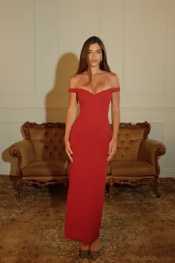 Arcina Ori Ellery Maxi Dress in Red Size S / AU 8 for rent on The Volte - image 1