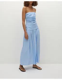 Faithfull The Brand Hedy Maxi Dress Blue Size 12 for rent on The Volte - image 4