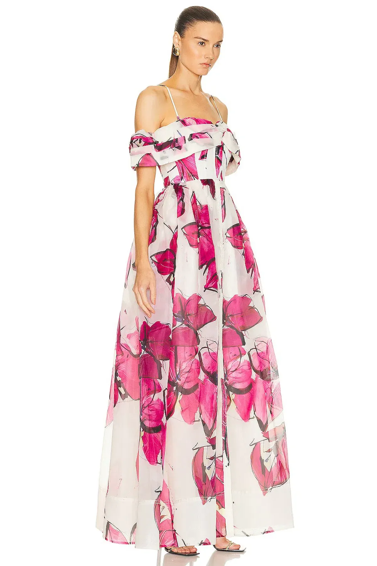 Aje Cordelia Corsetted Maxi Dress Size 10 for rent on The Volte - main image