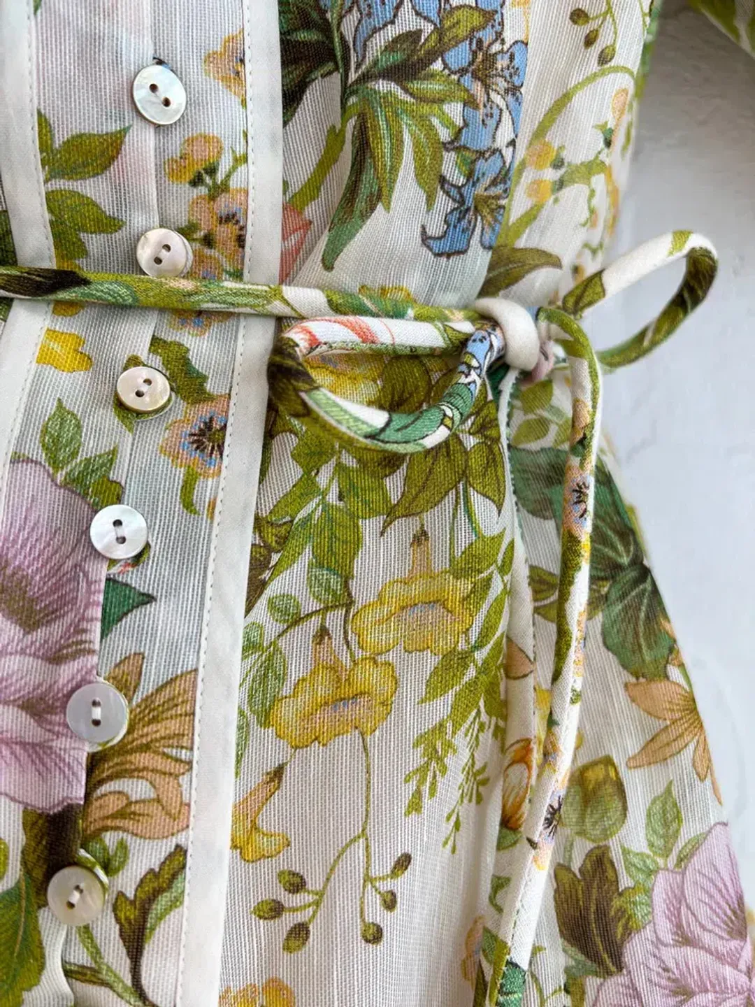 Alemais Eden Mini Dress Floral Size 10 for rent on The Volte - main image