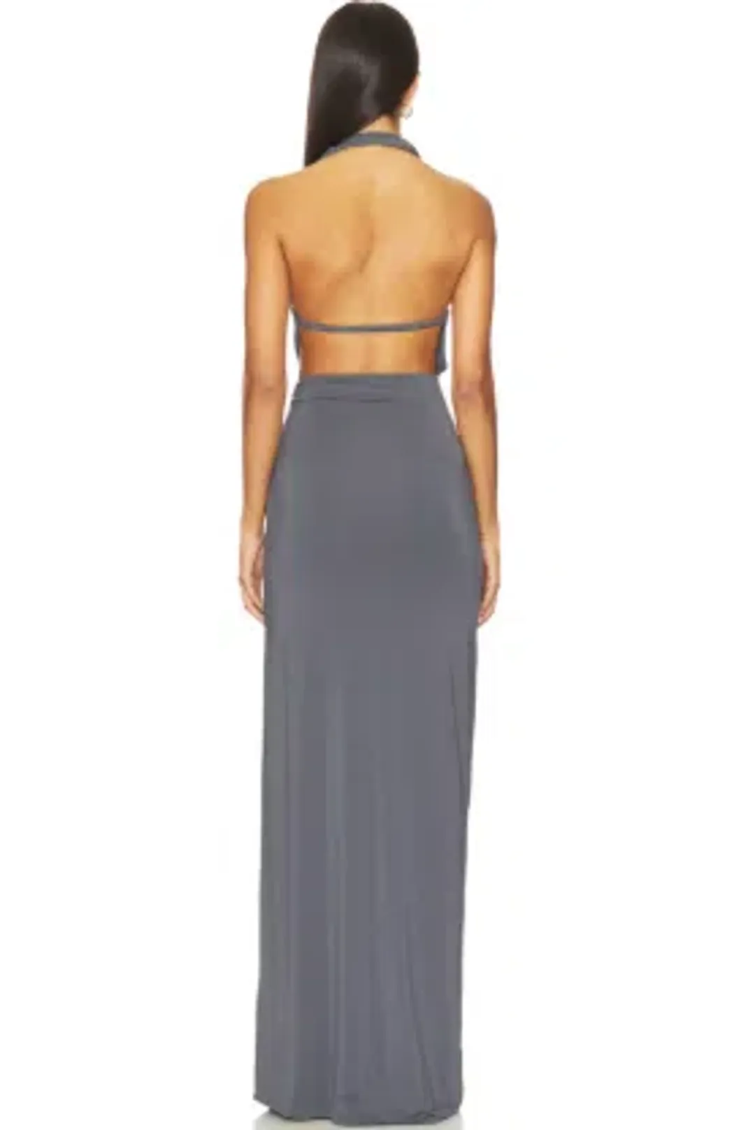 Sabine Gown Slate Grey for rent on The Volte - main image